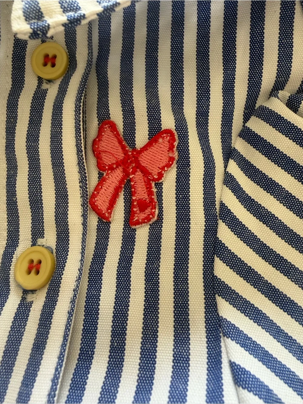 Anthropologie Furb Blue Striped Dog Shirt - Classic button down Pet Shirt